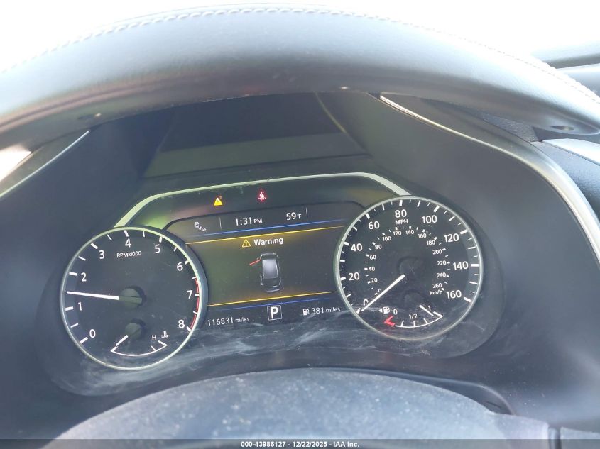 2017 Nissan Murano Platinum VIN: 5N1AZ2MGXHN125644 Lot: 43986127