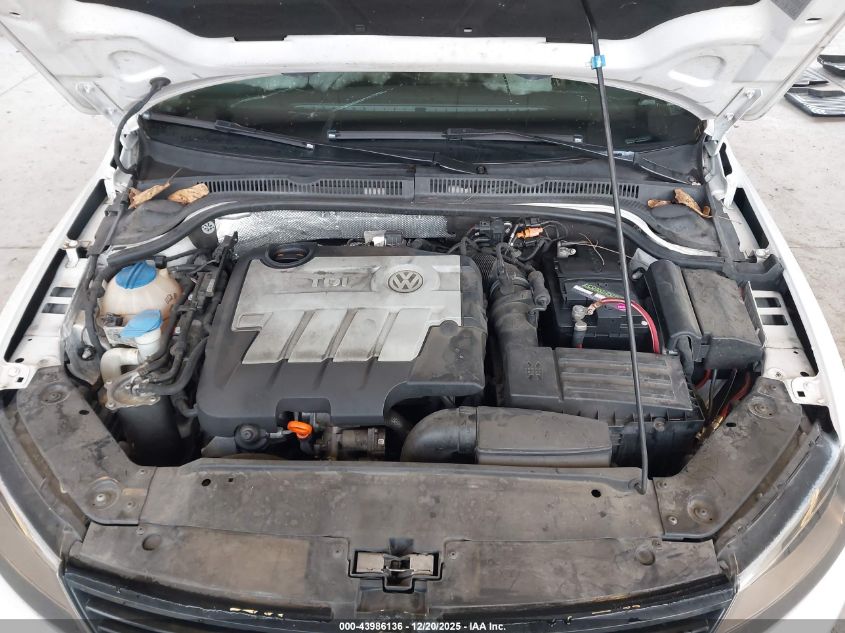 2012 Volkswagen Jetta 2.0L Tdi VIN: 3VWLL7AJ2CM342701 Lot: 43986136