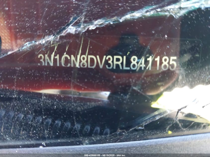 2024 Nissan Versa 1.6 S VIN: 3N1CN8DV3RL841185 Lot: 43986159