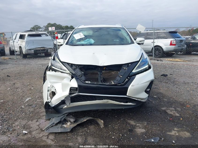 2021 Nissan Murano Platinum Fwd VIN: 5N1AZ2DJ6MC124802 Lot: 43986165