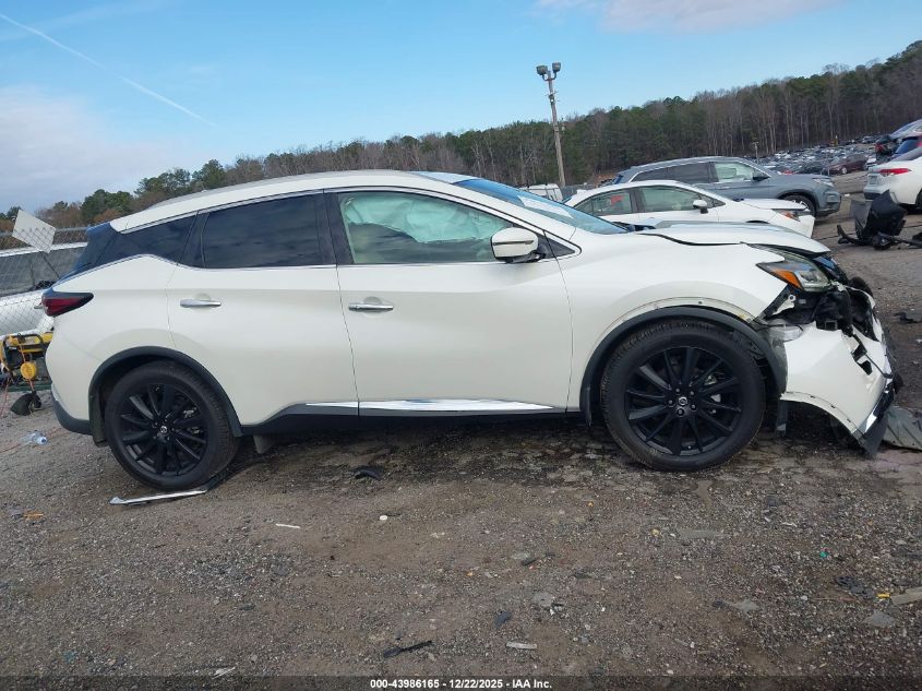 2021 Nissan Murano Platinum Fwd VIN: 5N1AZ2DJ6MC124802 Lot: 43986165
