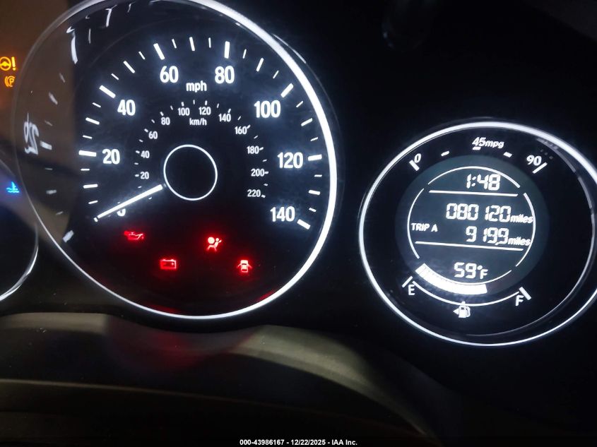 2022 Honda Hr-V Awd Lx VIN: 3CZRU6H33NM702678 Lot: 43986167