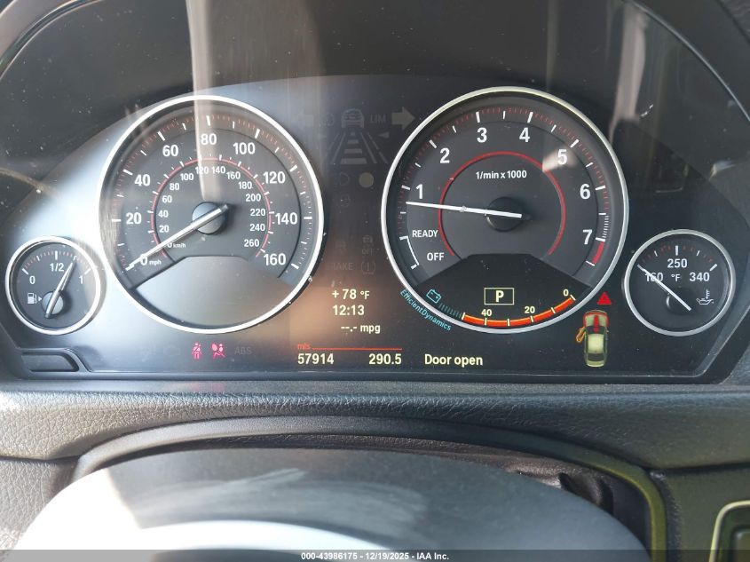 2013 BMW 328I VIN: WBA3C1C57DF437253 Lot: 43986175