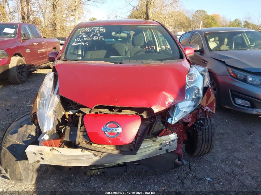 2013 Nissan Leaf S VIN: 1N4AZ0CP1DC417673 Lot: 43986177