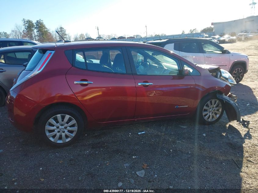 2013 Nissan Leaf S VIN: 1N4AZ0CP1DC417673 Lot: 43986177