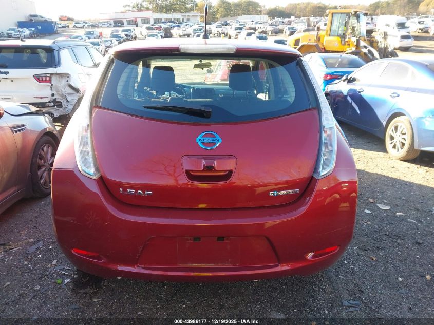 2013 Nissan Leaf S VIN: 1N4AZ0CP1DC417673 Lot: 43986177