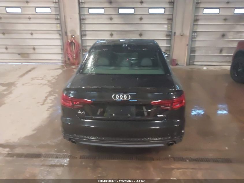 2018 Audi A4 2.0T Premium VIN: WAUENAF46JA118702 Lot: 43986178