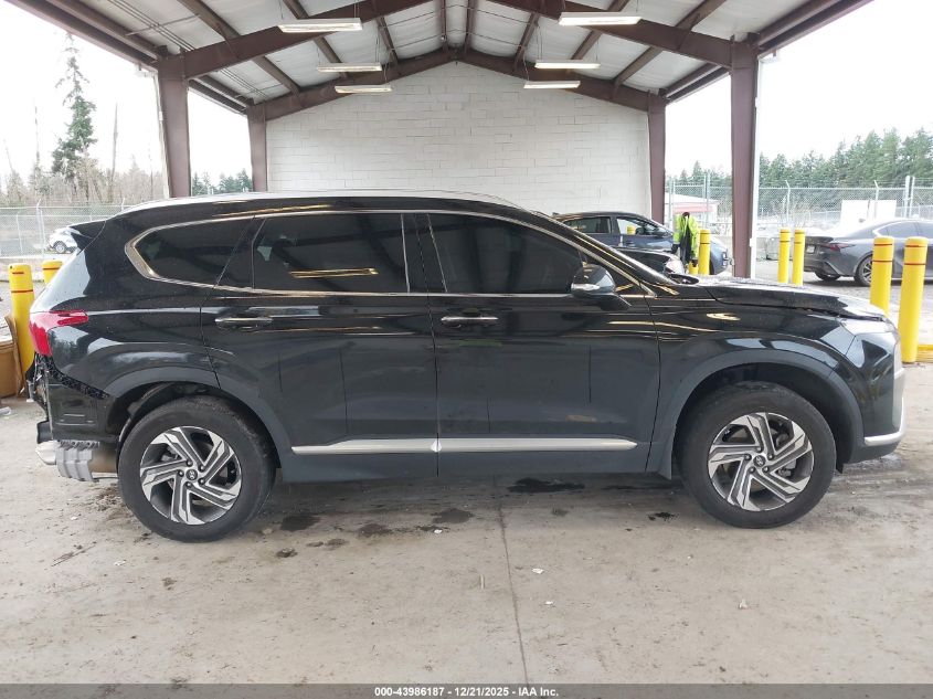 2022 Hyundai Santa Fe Sel VIN: 5NMS3DAJ0NH451743 Lot: 43986187
