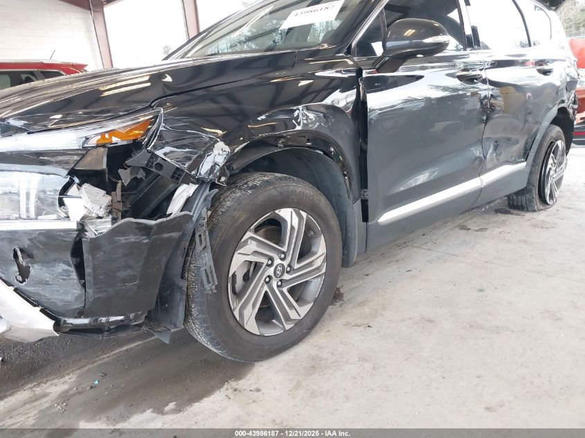 2022 Hyundai Santa Fe Sel VIN: 5NMS3DAJ0NH451743 Lot: 43986187