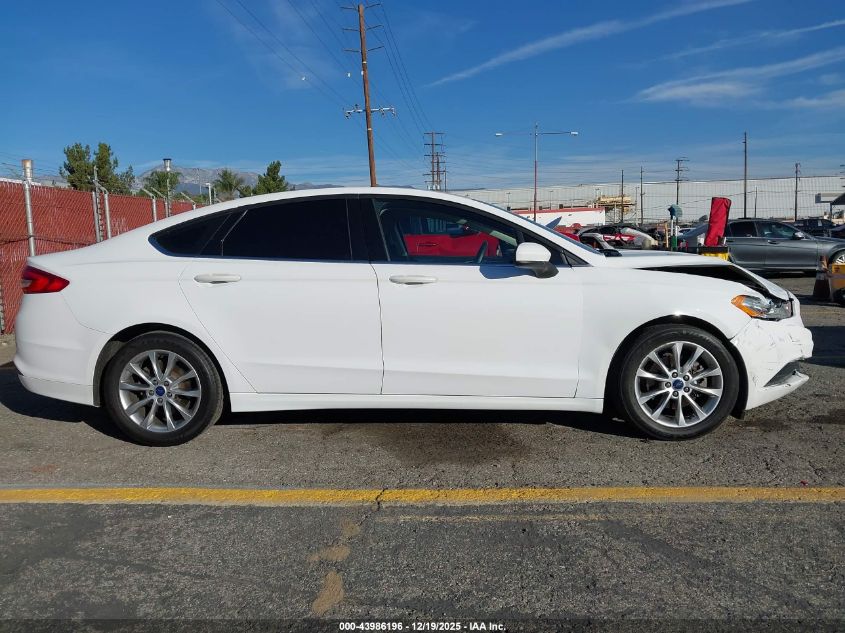2017 Ford Fusion Se VIN: 3FA6P0HD0HR167652 Lot: 43986196