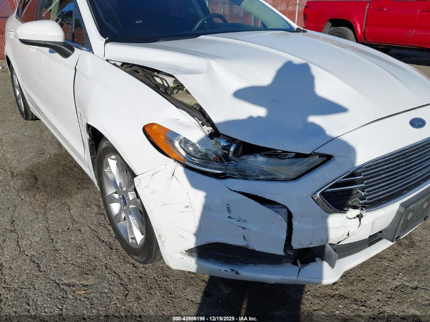 2017 Ford Fusion Se VIN: 3FA6P0HD0HR167652 Lot: 43986196