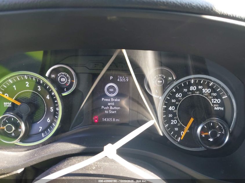 2021 Ram 1500 Big Horn 4X4 6'4 Box VIN: 1C6SRFBT6MN639816 Lot: 43986198