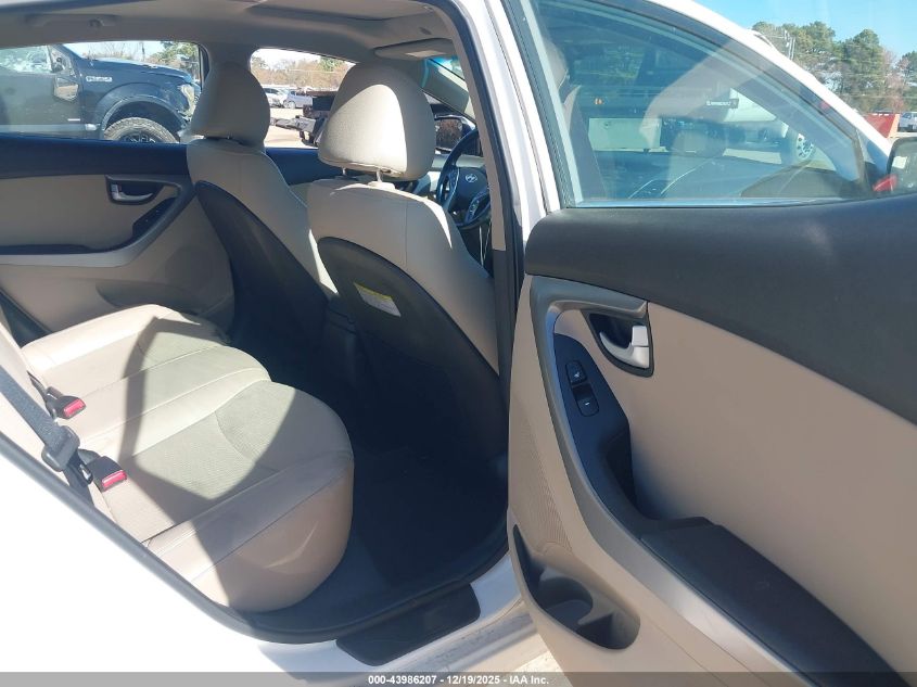 2014 Hyundai Elantra Limited VIN: 5NPDH4AE2EH521890 Lot: 43986207