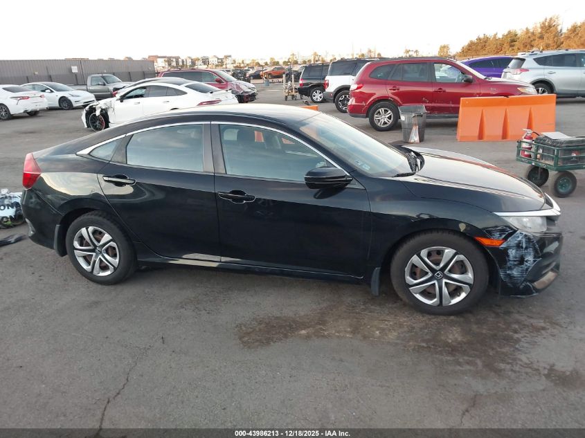 2017 Honda Civic Lx VIN: 19XFC2F55HE221533 Lot: 43986213