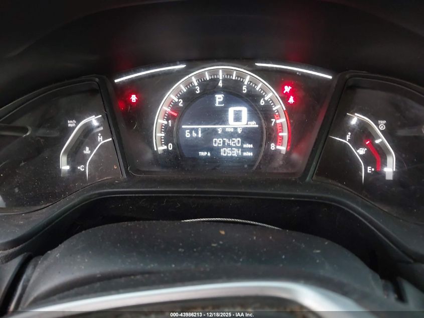 2017 Honda Civic Lx VIN: 19XFC2F55HE221533 Lot: 43986213