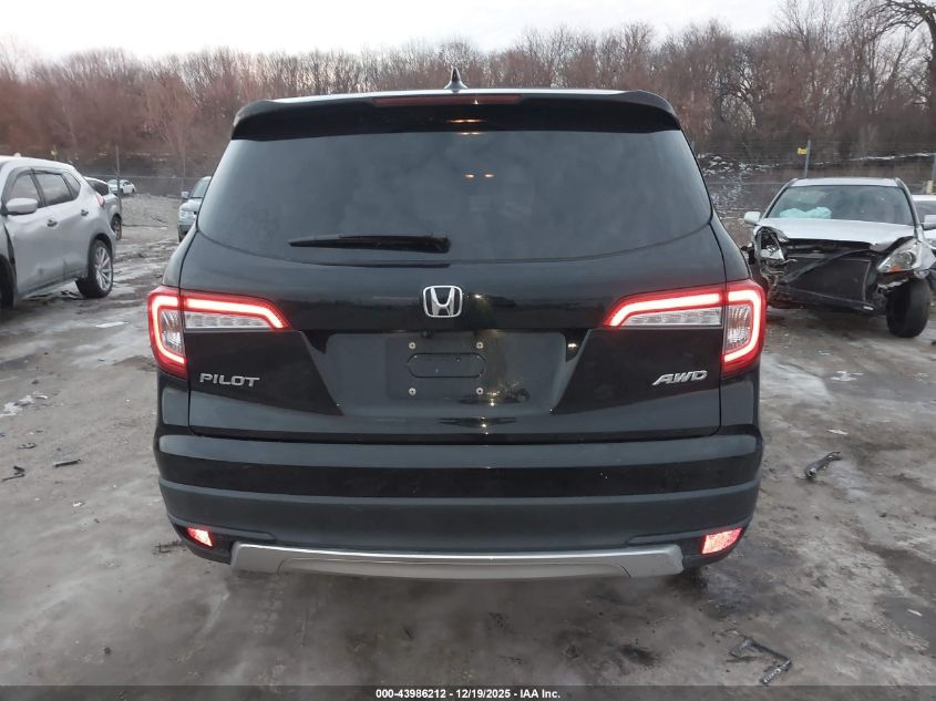 2020 Honda Pilot Awd Ex-L VIN: 5FNYF6H54LB064567 Lot: 43986212