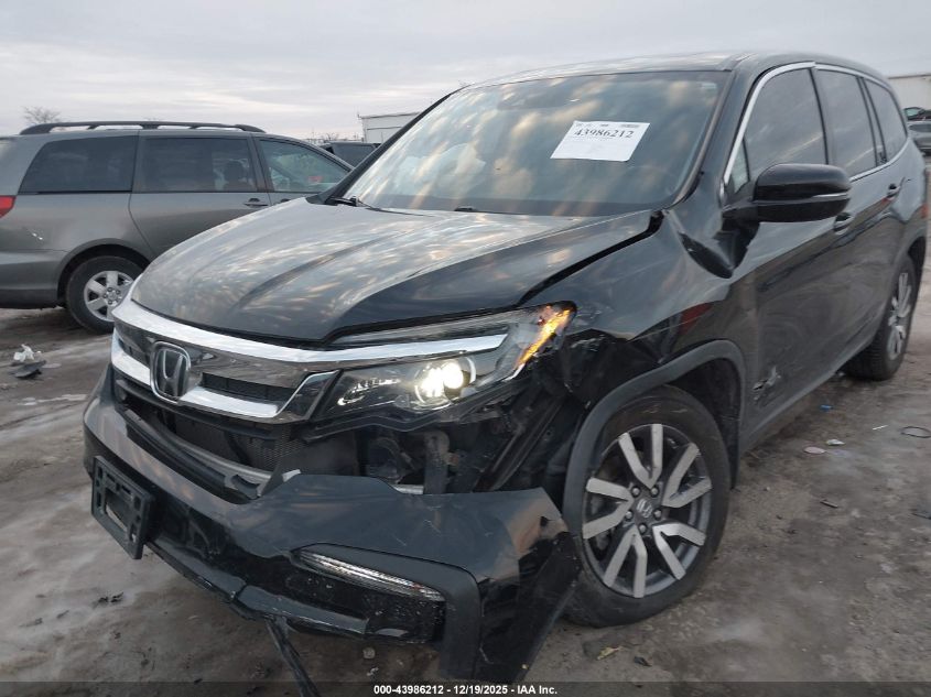 2020 Honda Pilot Awd Ex-L VIN: 5FNYF6H54LB064567 Lot: 43986212