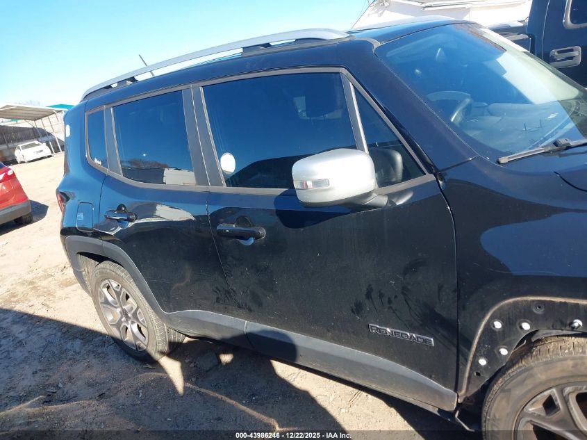 2017 Jeep Renegade Limited Fwd VIN: ZACCJADB4HPE80108 Lot: 43986246