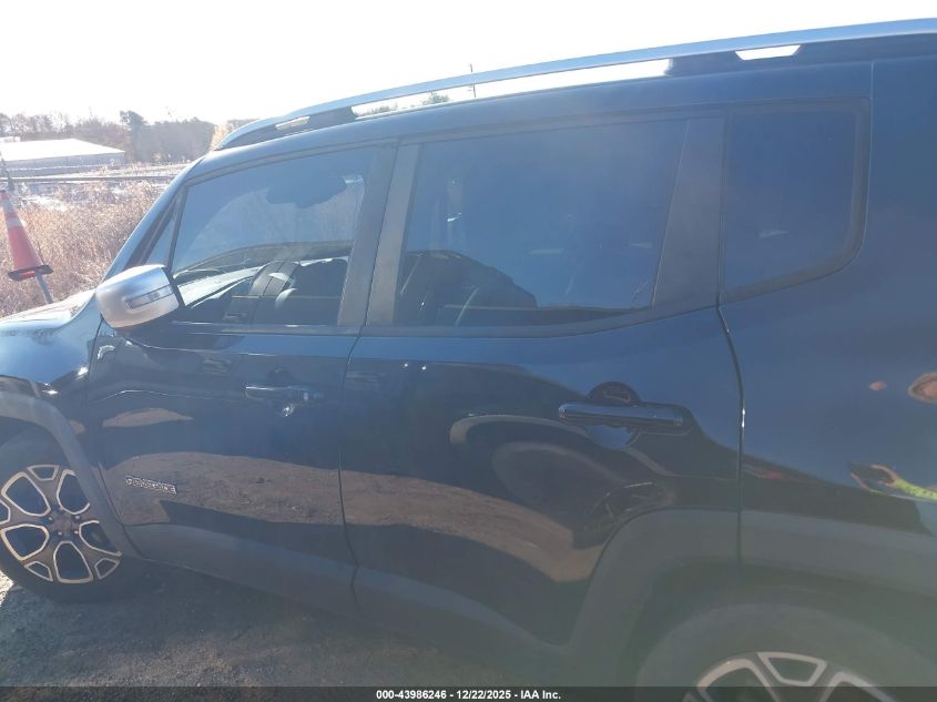 2017 Jeep Renegade Limited Fwd VIN: ZACCJADB4HPE80108 Lot: 43986246