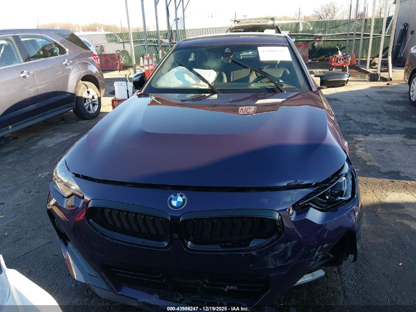 2025 BMW M240 I xDrive VIN: 3MW53CM08S8F77115 Lot: 43986247