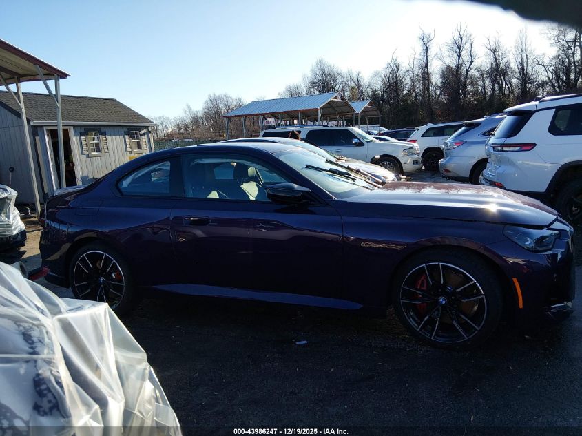 2025 BMW M240 I xDrive VIN: 3MW53CM08S8F77115 Lot: 43986247