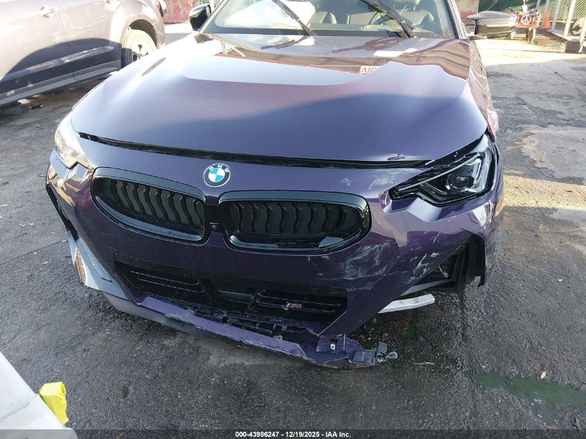 2025 BMW M240 I xDrive VIN: 3MW53CM08S8F77115 Lot: 43986247