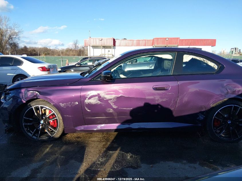 2025 BMW M240 I xDrive VIN: 3MW53CM08S8F77115 Lot: 43986247