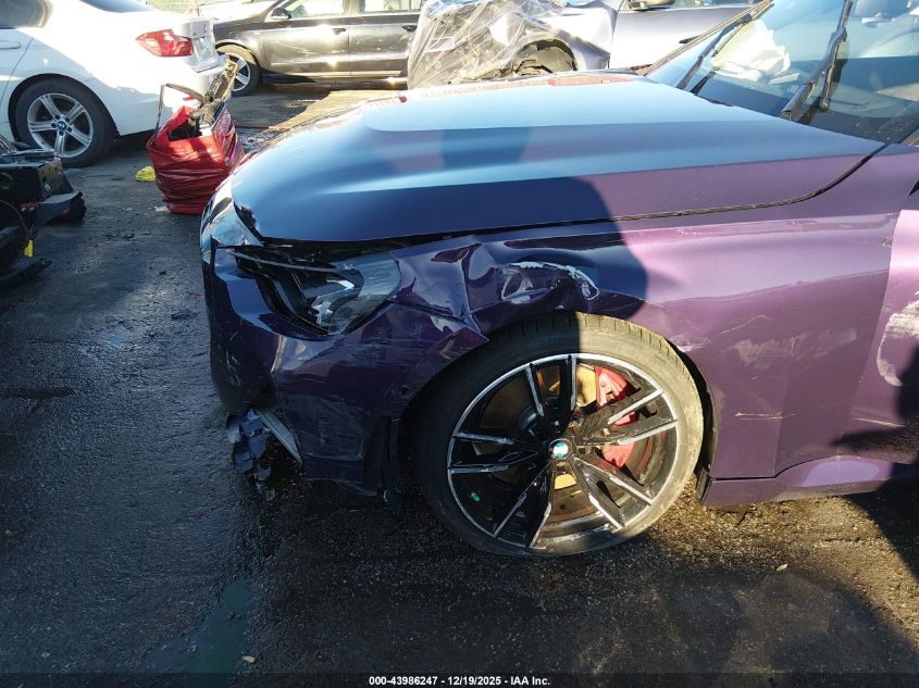 2025 BMW M240 I xDrive VIN: 3MW53CM08S8F77115 Lot: 43986247