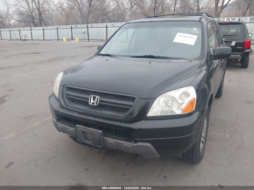 2005 Honda Pilot Ex-L VIN: 2HKYF18505H540157 Lot: 43986249