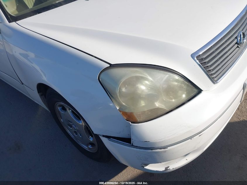 2001 Lexus Ls 430 VIN: JTHBN30F710035375 Lot: 43986254