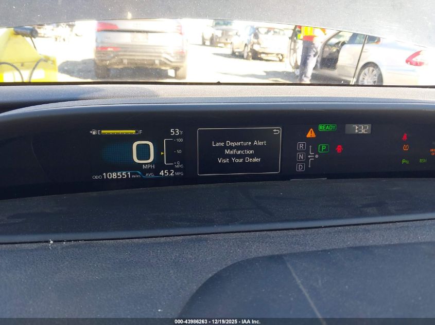 2018 Toyota Prius Four Touring VIN: JTDKARFUXJ3553033 Lot: 43986263