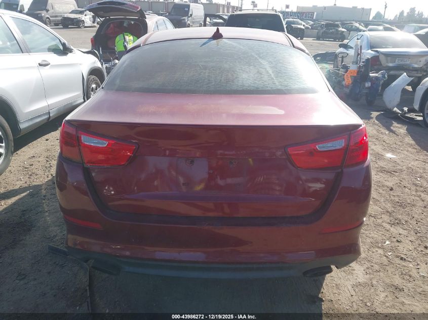 2015 Kia Optima Lx VIN: 5XXGM4A75FG430040 Lot: 43986272