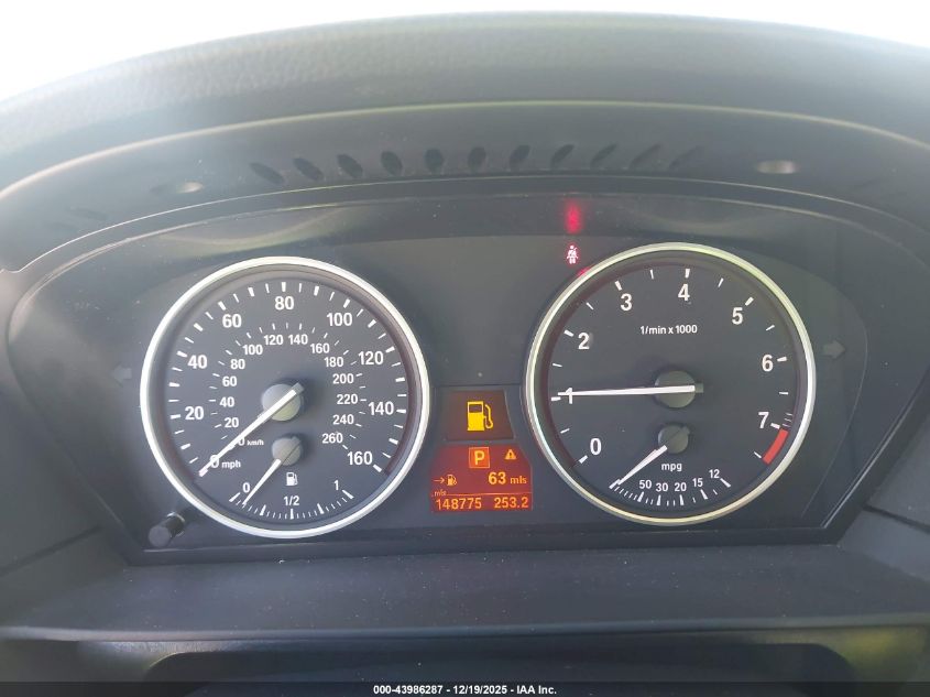 2008 BMW 528I VIN: WBANU53558C110550 Lot: 43986287