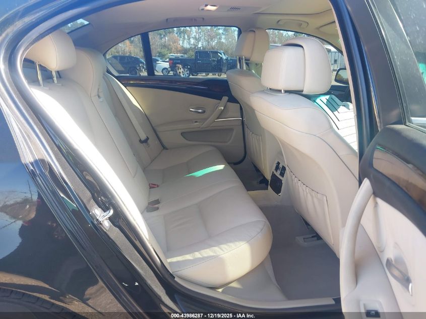 2008 BMW 528I VIN: WBANU53558C110550 Lot: 43986287