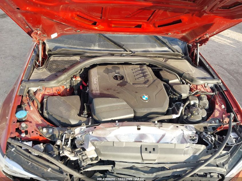 2021 BMW 330I VIN: 3MW5R1J02M8B73107 Lot: 43986293