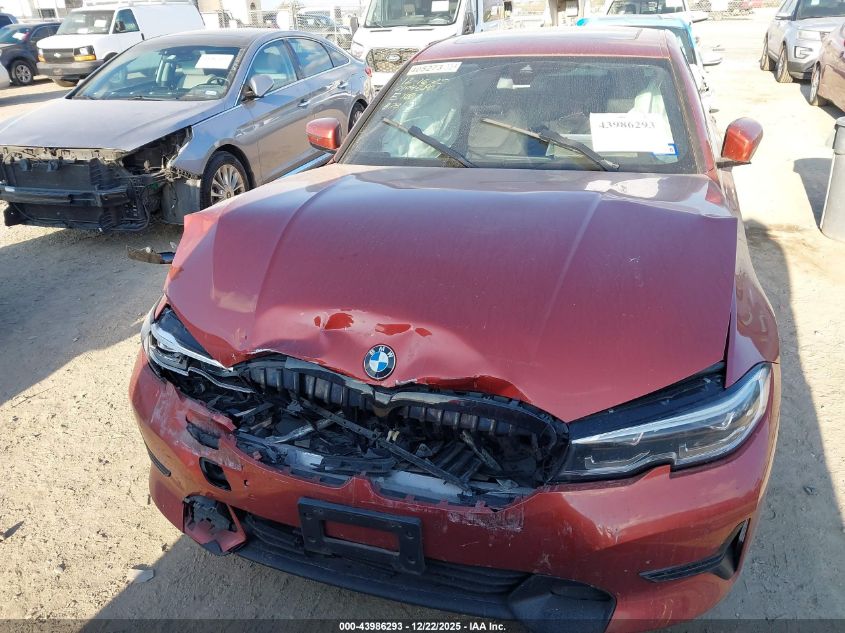 2021 BMW 330I VIN: 3MW5R1J02M8B73107 Lot: 43986293