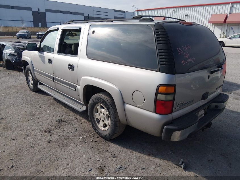 2005 Chevrolet Suburban 1500 Ls VIN: 3GNEC16ZX5G179988 Lot: 43986304