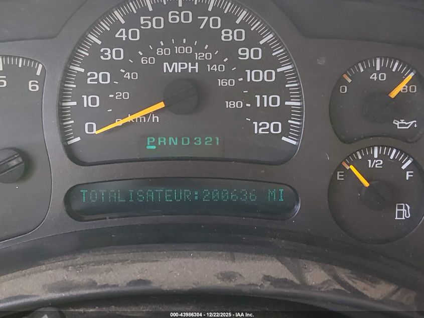 2005 Chevrolet Suburban 1500 Ls VIN: 3GNEC16ZX5G179988 Lot: 43986304