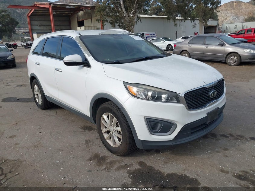 5XYPG4A30GG098655 2016 Kia Sorento 2.4L Lx auction photo 1