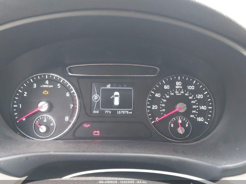 2016 Kia Sorento 2.4L Lx VIN: 5XYPG4A30GG098655 Lot: 43986326