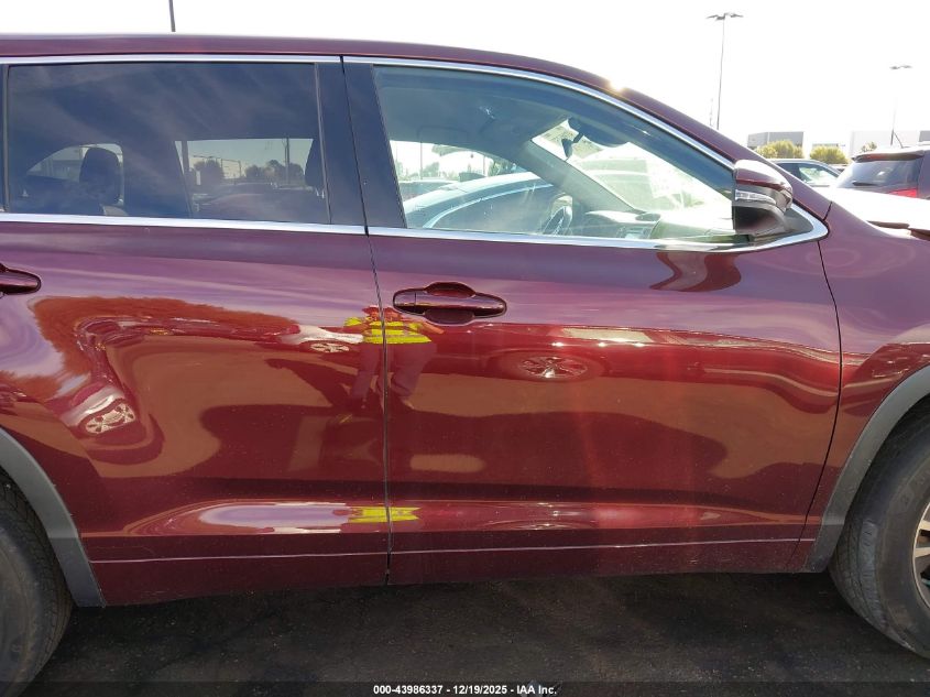 2018 Toyota Highlander Le Plus VIN: 5TDZZRFH9JS274925 Lot: 43986337