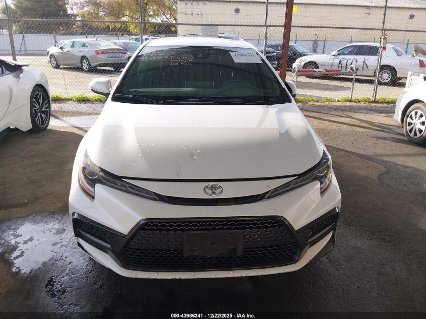 2021 Toyota Corolla Se VIN: JTDS4MCE1MJ057349 Lot: 43986341