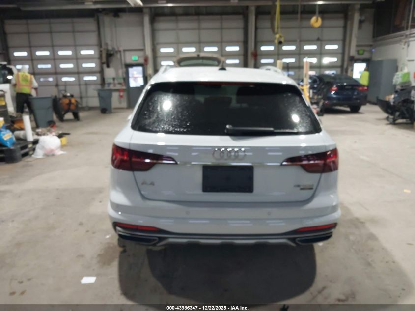 2024 Audi A4 Allroad Premium Plus 45 Tfsi Quattro S Tronic VIN: WA18ABF40RA004749 Lot: 43986347