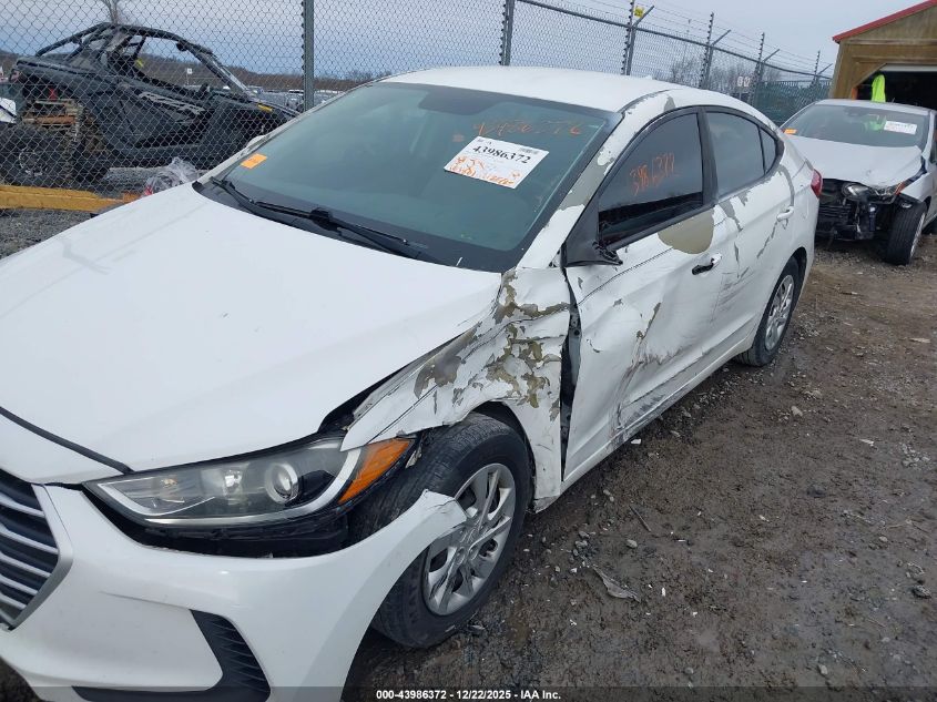 2017 Hyundai Elantra Se VIN: 5NPD74LF8HH127677 Lot: 43986372