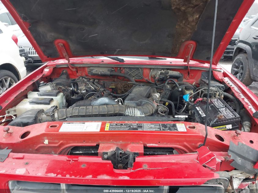 2002 Ford Ranger Edge/Tremor/Xl/Xlt VIN: 1FTYR14U62TA01442 Lot: 43986408