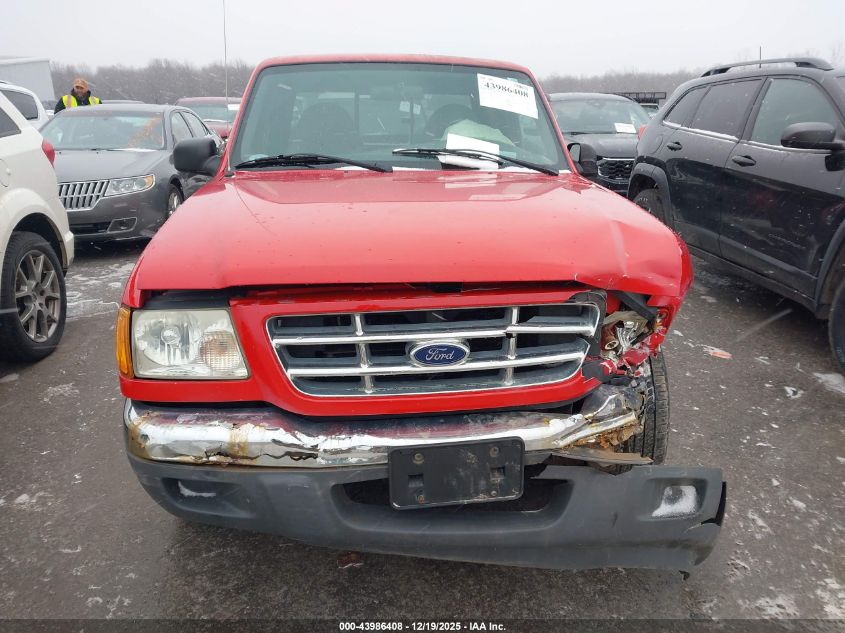 2002 Ford Ranger Edge/Tremor/Xl/Xlt VIN: 1FTYR14U62TA01442 Lot: 43986408