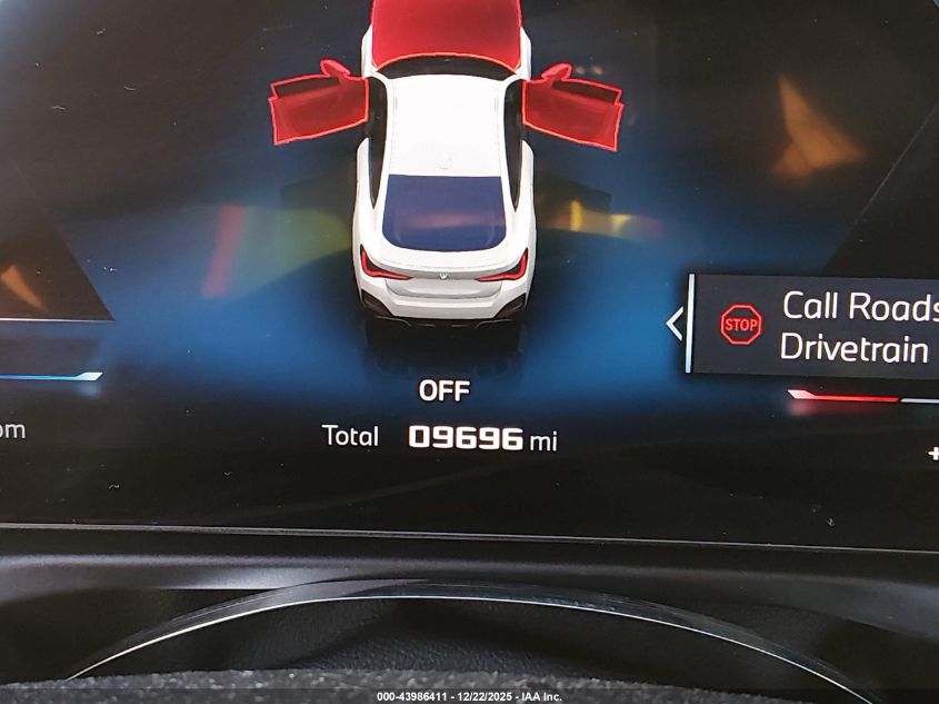 2024 BMW I4 Gran Coupe M50 VIN: WBY33AW09RFS92970 Lot: 43986411