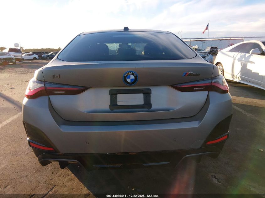 2024 BMW I4 Gran Coupe M50 VIN: WBY33AW09RFS92970 Lot: 43986411