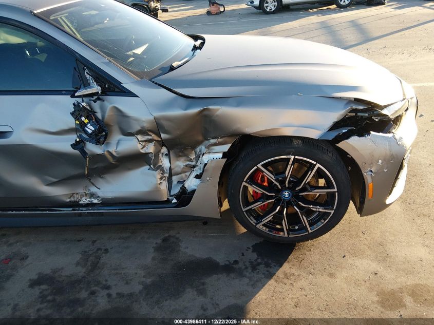 2024 BMW I4 Gran Coupe M50 VIN: WBY33AW09RFS92970 Lot: 43986411