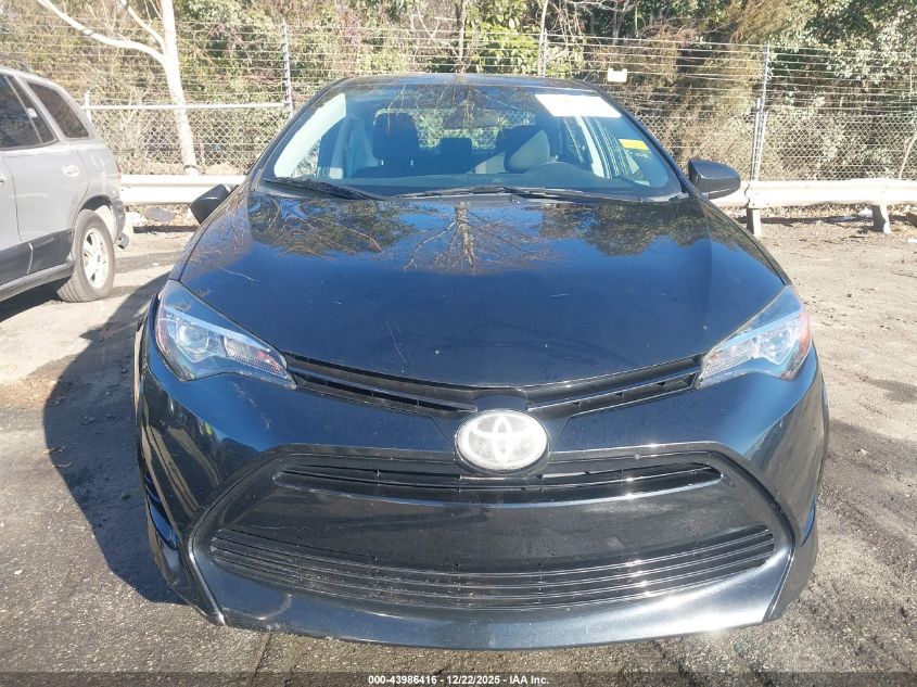 2017 Toyota Corolla Le VIN: 2T1BURHE6HC866014 Lot: 43986416